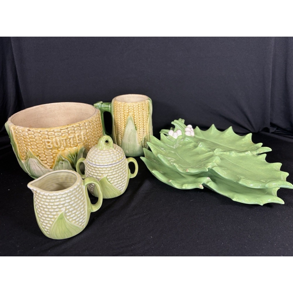 Vintage‎ Corn Dishware, 1960s, See Pictures For Condition